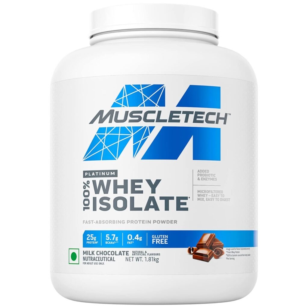 MuscleTech Platinum 100% Whey Isolate, Protein Powder